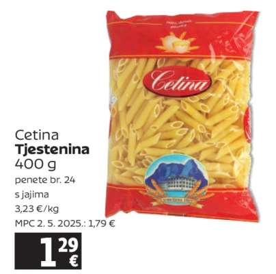 CETINA Tjestenina