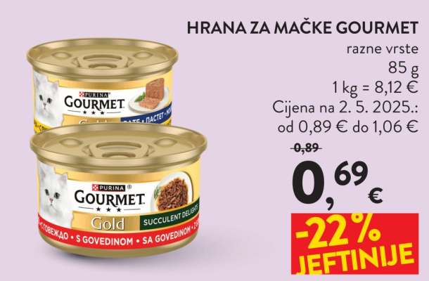Hrana za mačke Gourmet