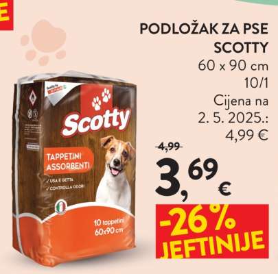 Podložak za pse Scotty