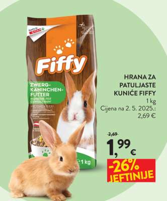 Hrana za patuljaste kuniće Fiffy