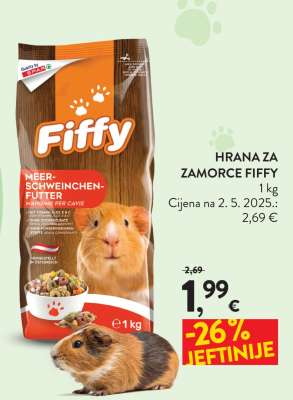 Hrana za zamorce Fiffy