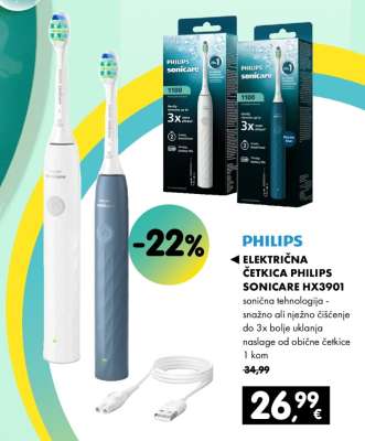 ELEKTRIČNA ČETKICA PHILIPS SONICARE HX3901