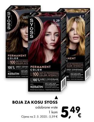 Boja za kosu Syoss