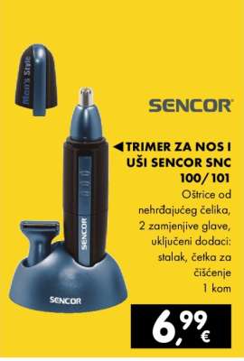 Trimer za nos i uši Sencor SNC 100/101