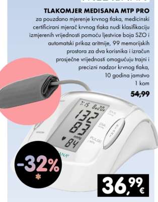 TLAKOMJER MEDISANA MTP PRO