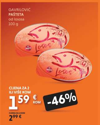 GAVRILOVIĆ PAŠTETA od lososa