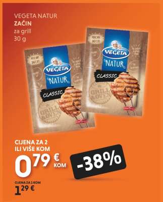 VEGETA NATUR ZAČIN za grill