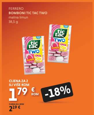 FERRERO BOMBONI TIC TAC TWO