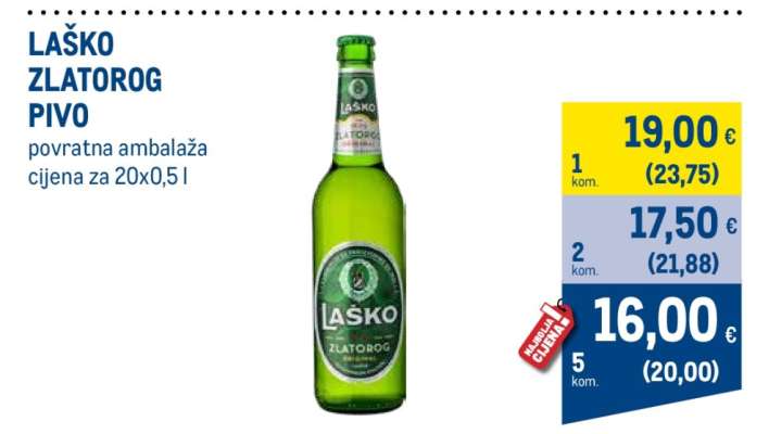 LAŠKO ZLATOROG PIVO