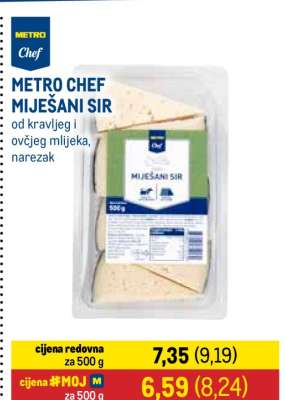 METRO CHEF MIJEŠANI SIR