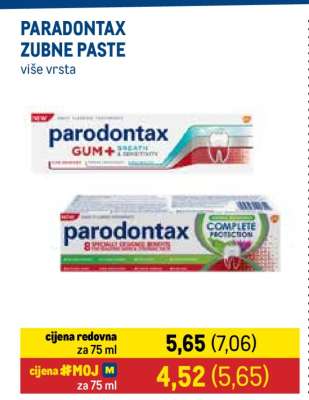 PARADONTAX ZUBNE PASTE