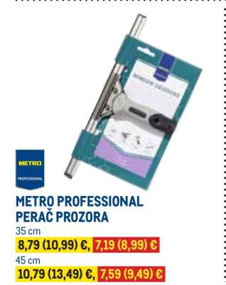 METRO PROFESSIONAL PERAČ PROZORA