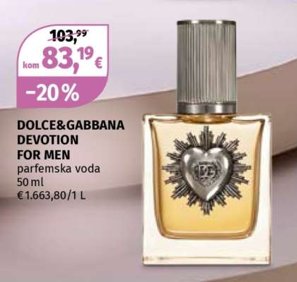 DOLCE&GABBANA DEVOTION FOR MEN
