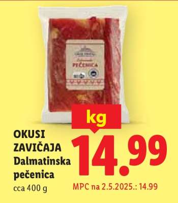 Okusi zavičaja Dalmatinska pečenica