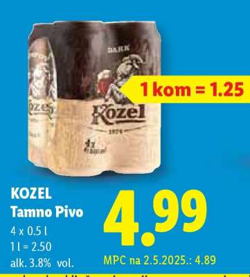 Kozel Tamno pivo
