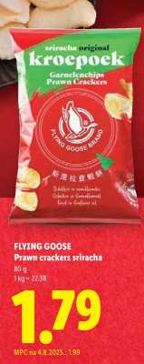 FLYING GOOSE Prawn crackers sriracha