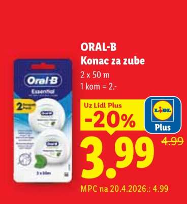ORAL-B Konac za zube