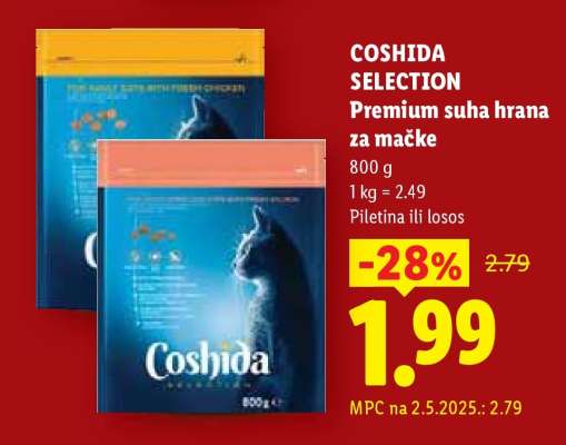 COSHIDA SELECTION Premium suha hrana za mačke