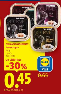 Orlando Gourmet Hrana za pse