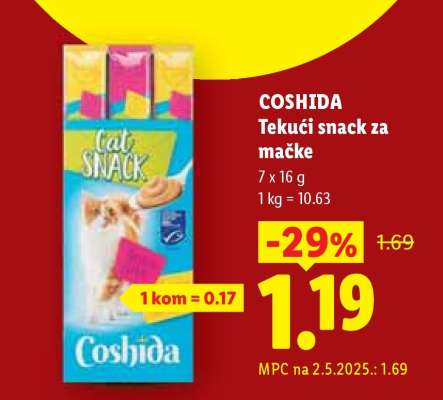 Coshida Tekući snack za mačke