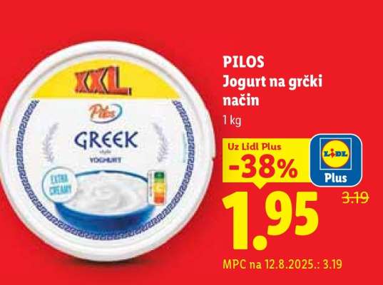PILOS Jogurt na grčki način