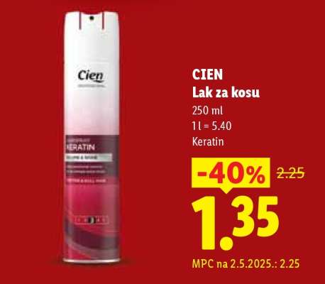 Cien Lak za kosu