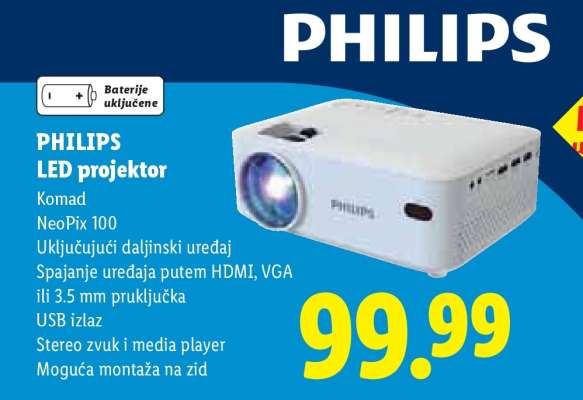 PHILIPS LED projektor
