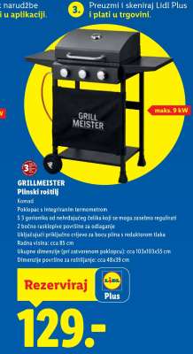 GRILLMEISTER Plinski roštilj