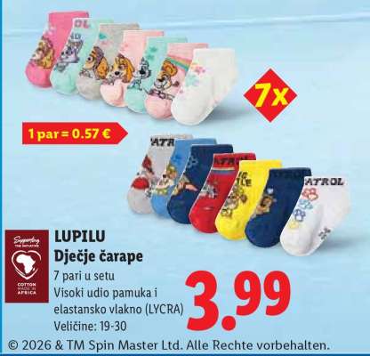 Lupilu Dječje čarape