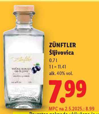 Zůnftler Šljivovica