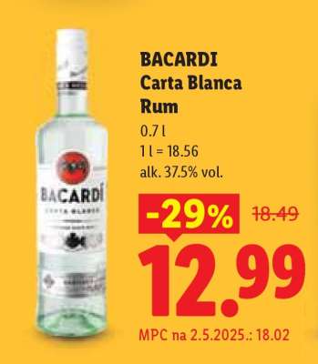 Bacardi Carta Blanca Rum