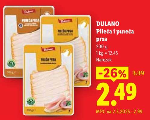 Dulano Pileća i pureća prsa