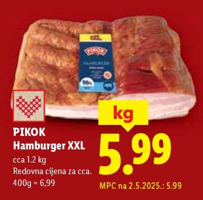 Pikok Hamburger XXL