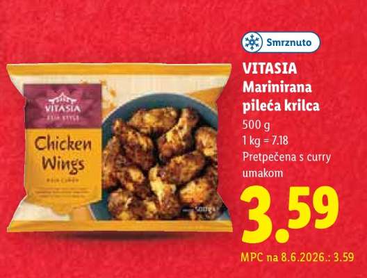 VITASIA Marinirana pileća krilca