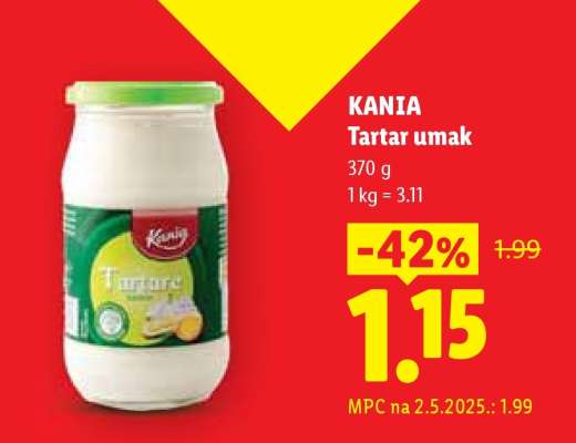 Kania Tartar umak