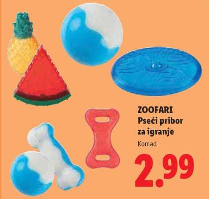 ZOOFARI Pseći pribor za igranje