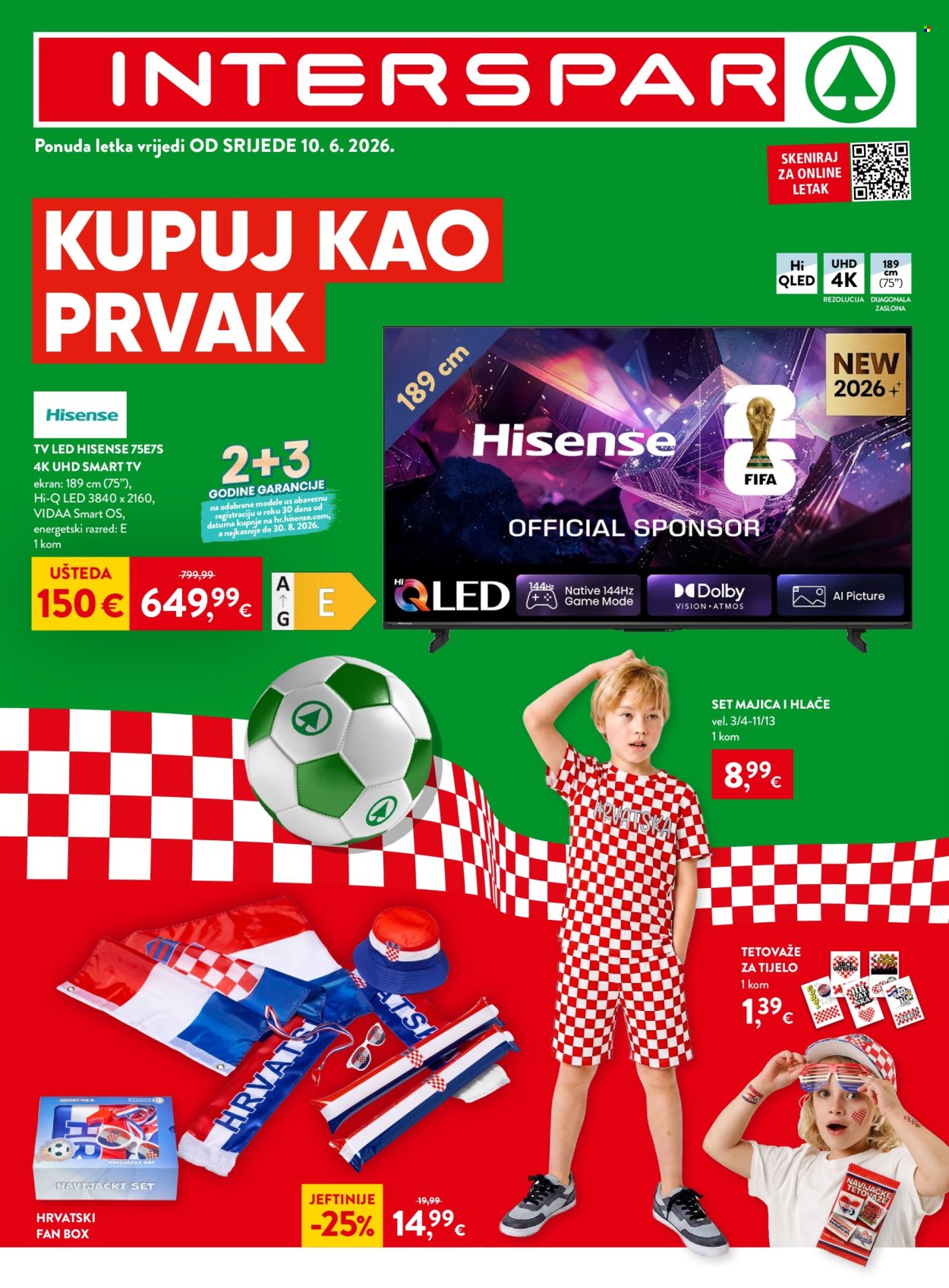 INTERSPAR katalog - 08.06.2026. - 23.06.2026. Stranica 1