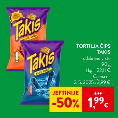 Tortilja čips Takis