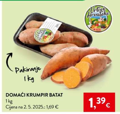 Domaći krumpir batat