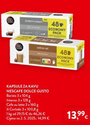 Kapsule za kavu Nescafé Dolce Gusto