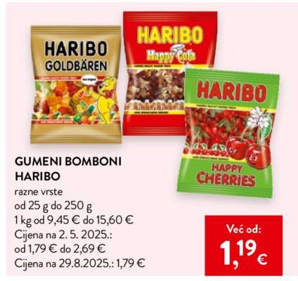Gumeni bomboni Haribo