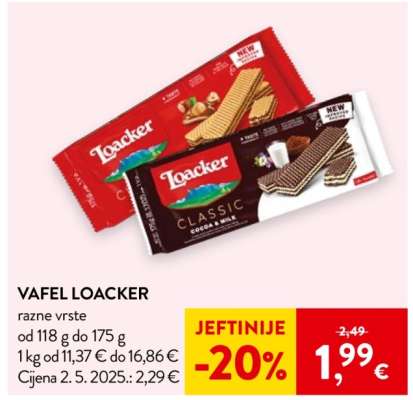 Vafel Loacker