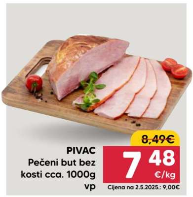 PIVAC Pečeni but bez kosti cca. 1000g