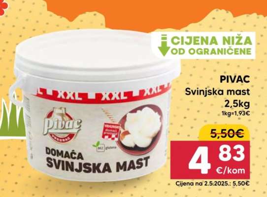 PIVAC Svinjska mast