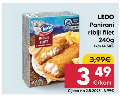 Ledo Panirani Riblji Filet