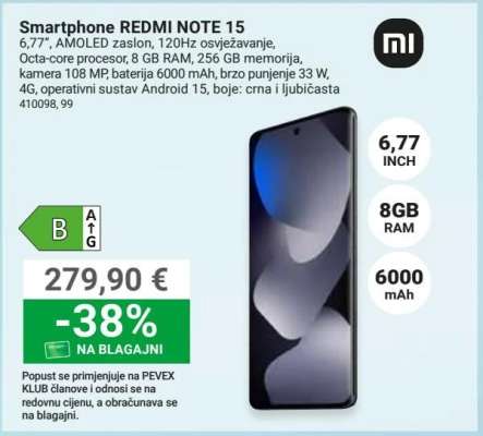 Smartphone REDMI NOTE 15