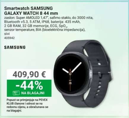 Smartwatch SAMSUNG GALAXY WATCH 8 44 MM