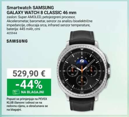 Smartwatch SAMSUNG GALAXY WATCH 8 CLASSIC 46 MM
