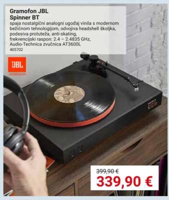 Gramofon JBL Spinner BT