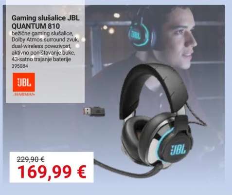 Gaming slušalice JBL QUANTUM 810